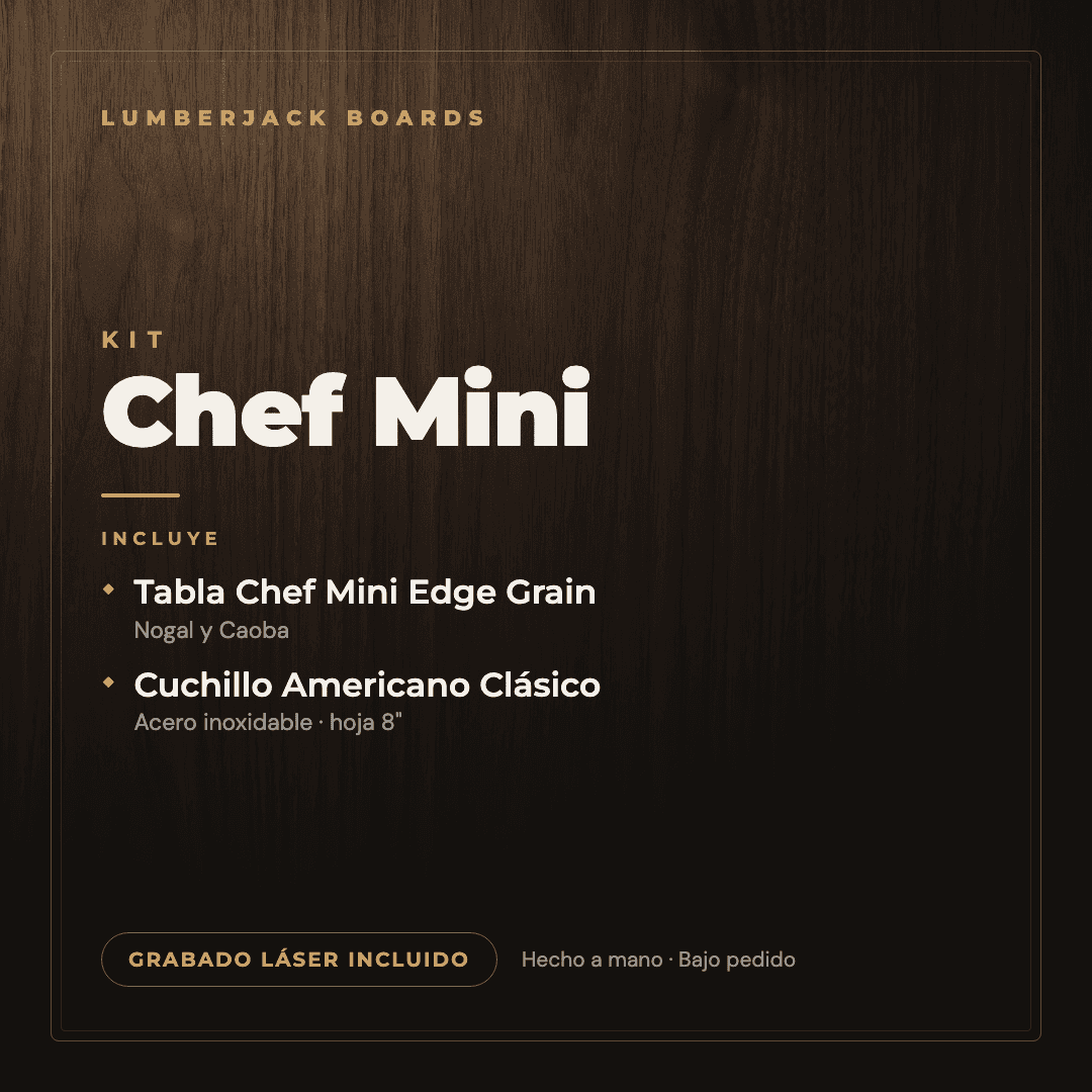 Kit Chef Mini · kit para chef