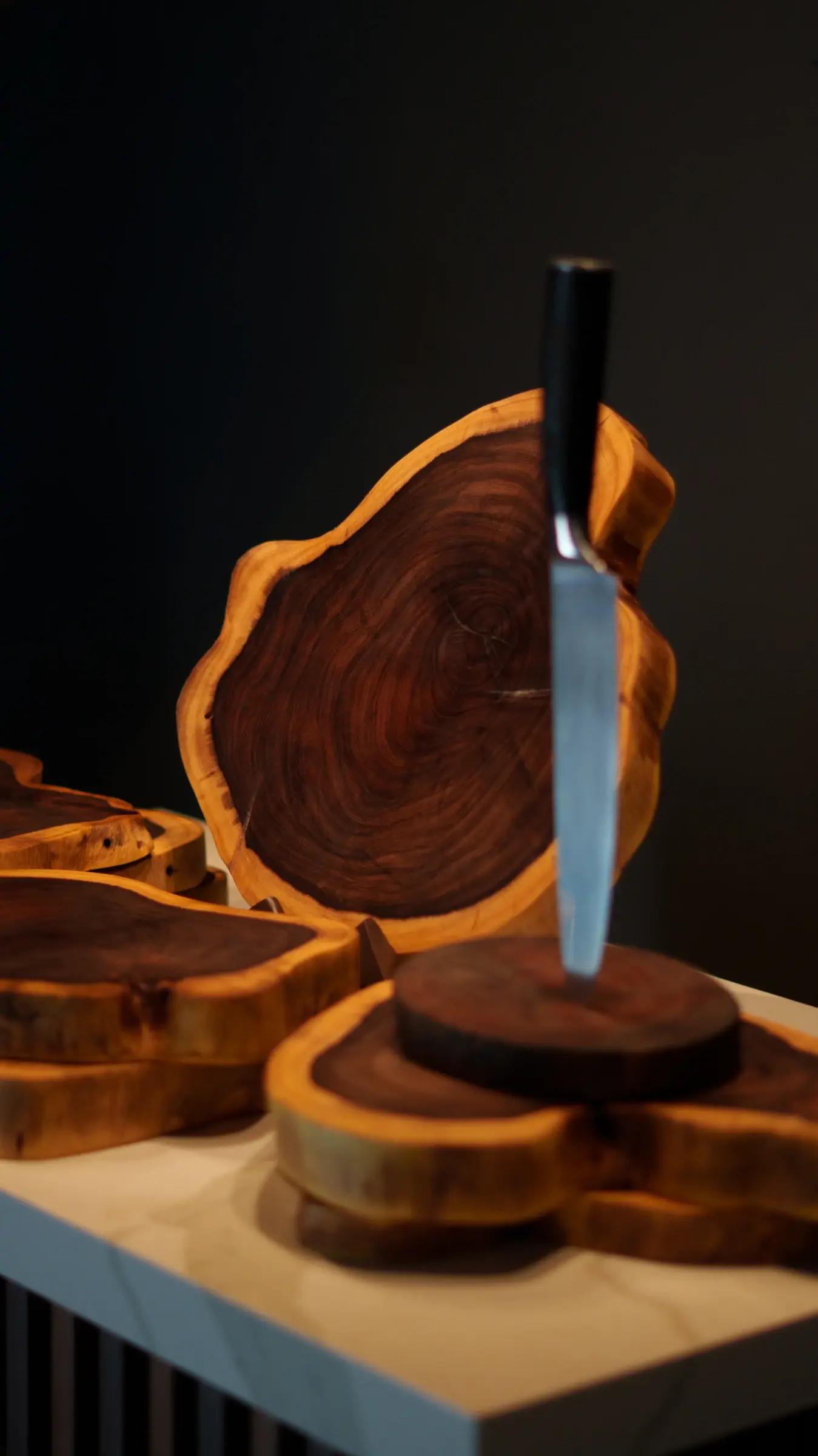 Mezquites · tabla de madera